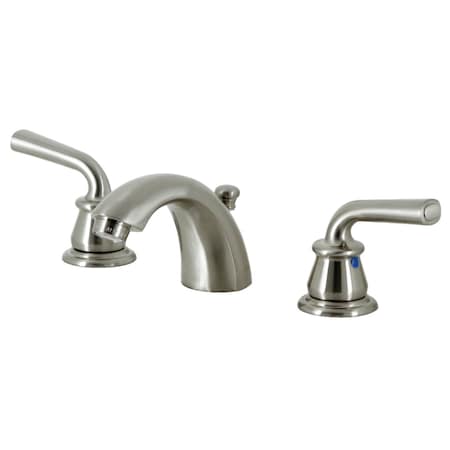 Kingston Brass Mini-Widespread Bathroom Faucet with Pop-Up Drain, Brushed Nickel KB958RXL